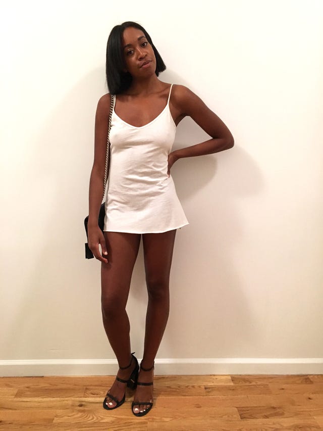 Brown, Human leg, Shoulder, Joint, Floor, Flooring, Knee, Waist, Thigh, High heels, 