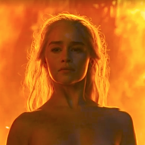 Daenerys Targaryen nude scene on Game of Thrones