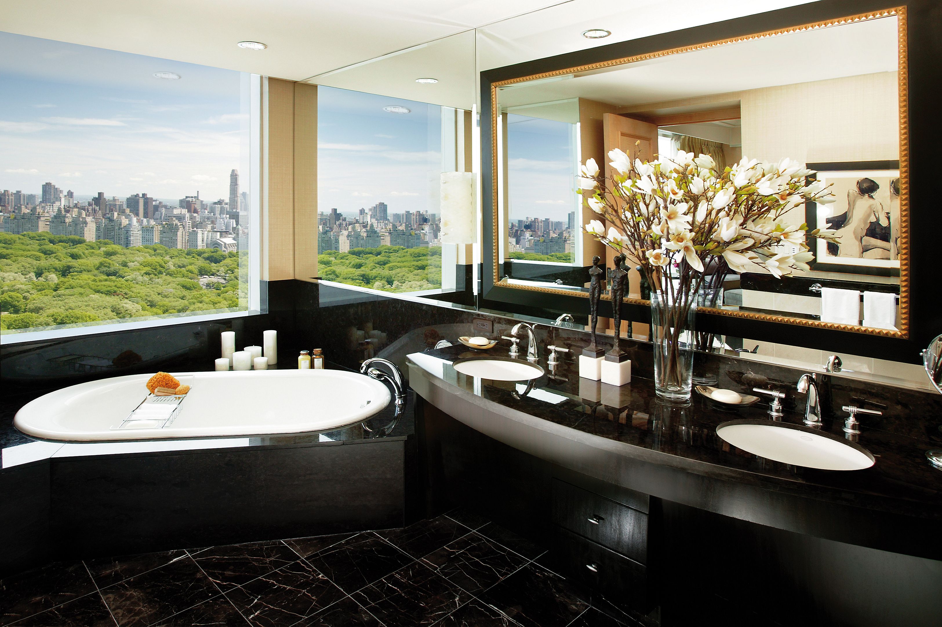 hotel with bathtub view nyc