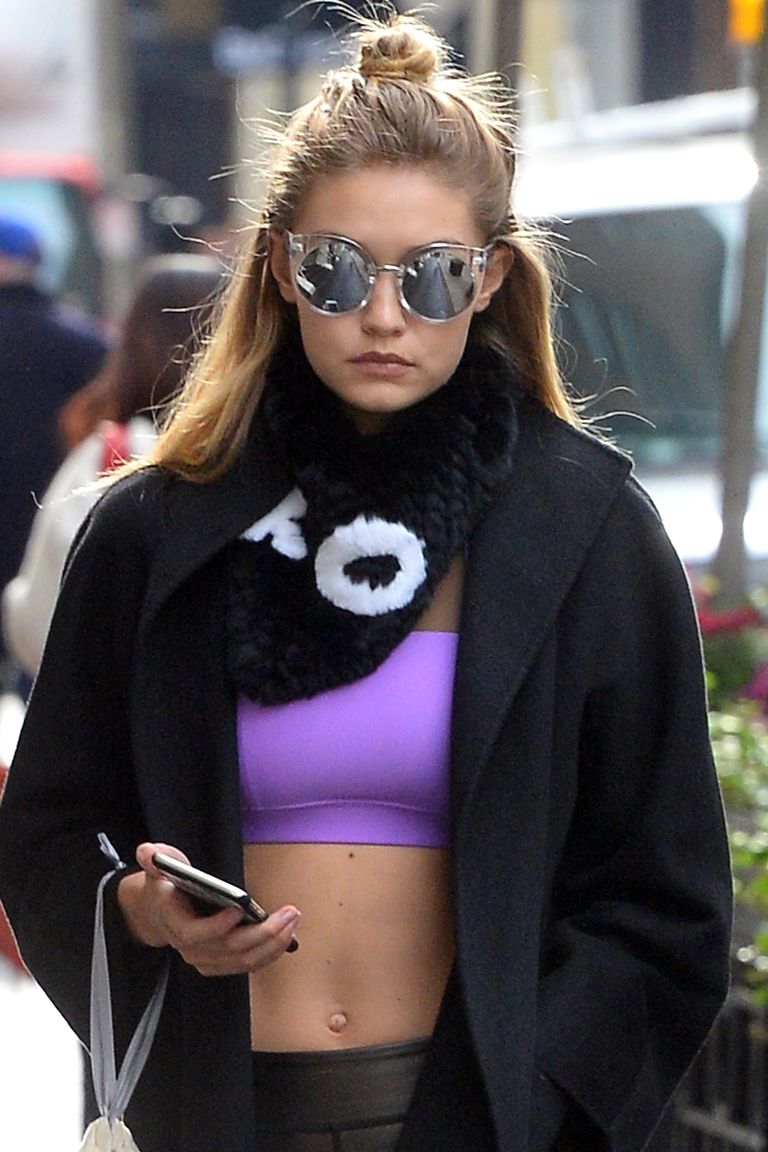 Hair Idea: The Half Bun - Celebrity Street Style Hair 