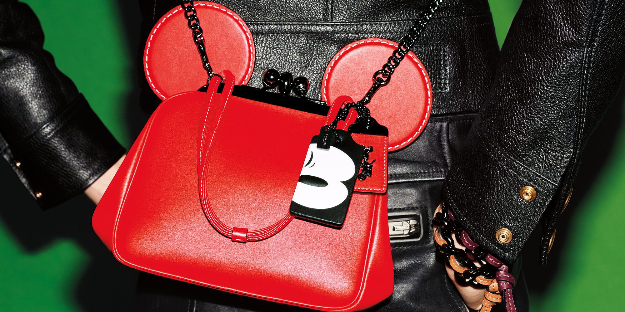 COACH® | Disney X Coach Swinger 20 In Regenerative Leather With Mickey  Mouse And Flowers