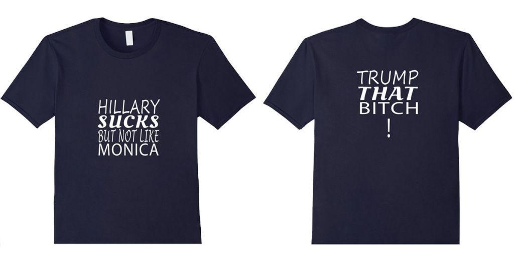 Melinda Henneberger, Trump Against Hillary T-shirt