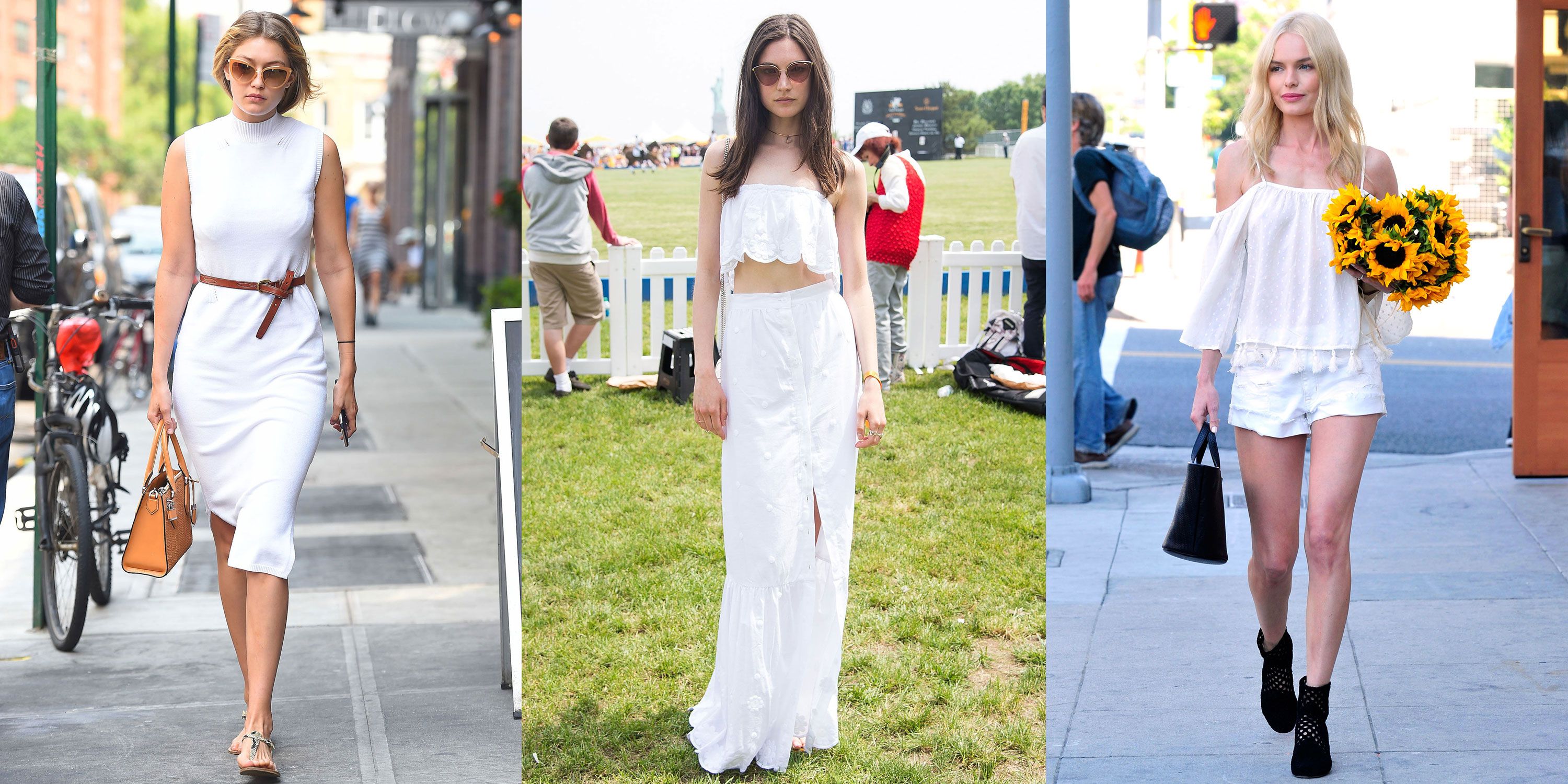 outfit white dress