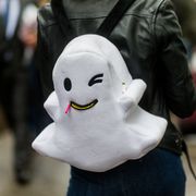 Snapchat ghost backpack