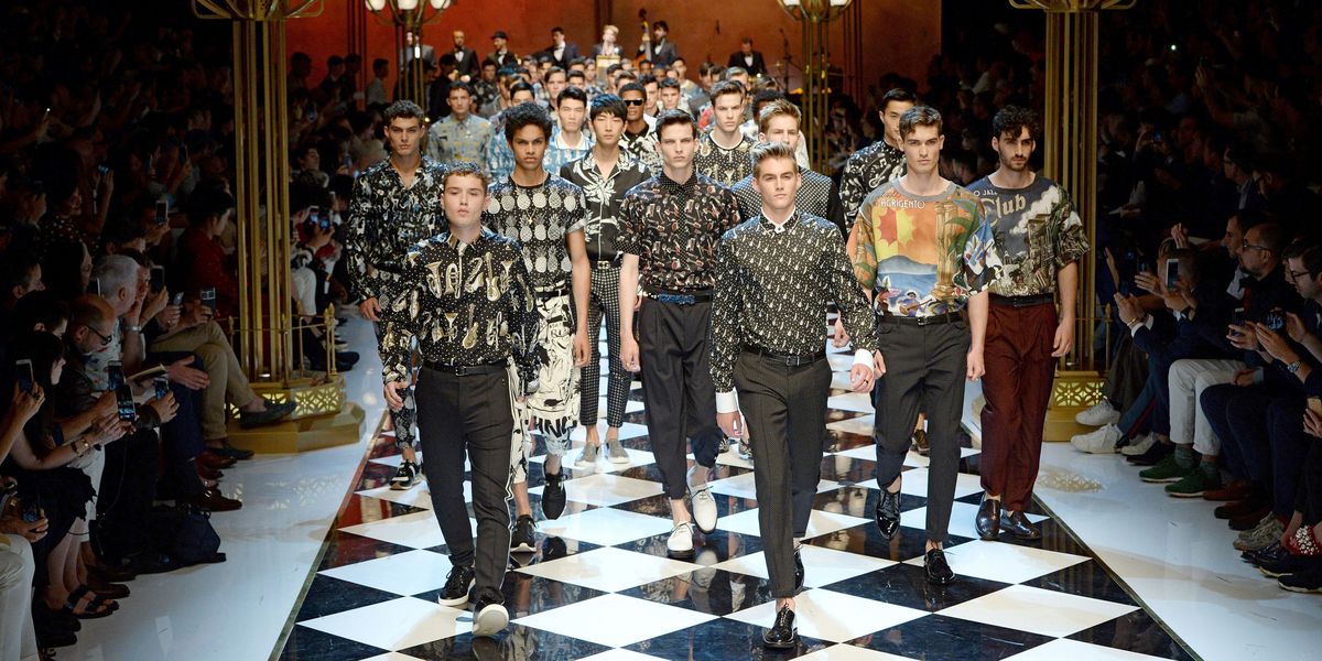 Celebrity Kids Dominate the Dolce & Gabbana Men's Show