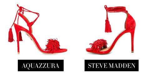 Red, Font, Costume accessory, Carmine, High heels, Coquelicot, 