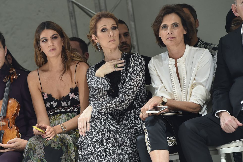 Céline Dion is The Front Row Cheerleader Fashion Never Knew It Needed