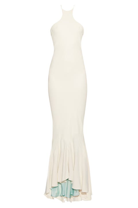 eliza j surplice backless maxi dress