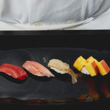 Food, Plate, Ingredient, Dishware, Cuisine, Seafood, Animal product, Cooking, Fish slice, Fish, 
