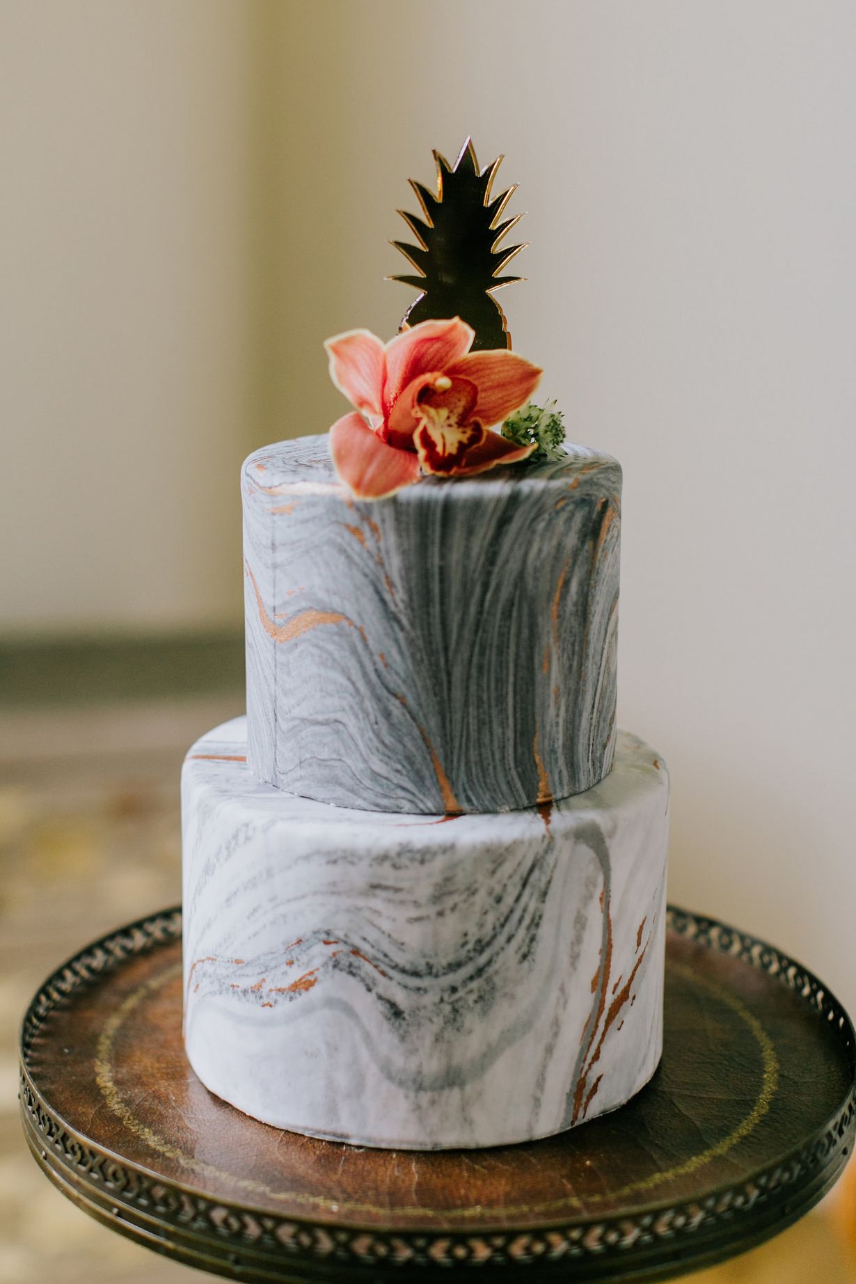 Marble Cake with Buttercream Frosting - Baran Bakery