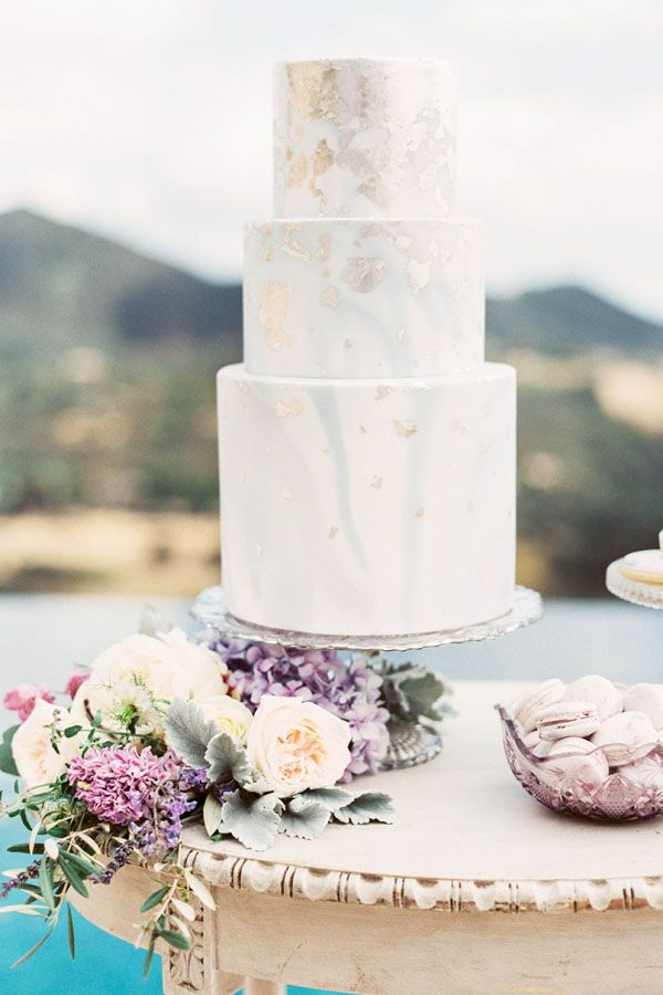 15 Marble Wedding Cakes – Marble Wedding Cake Designs