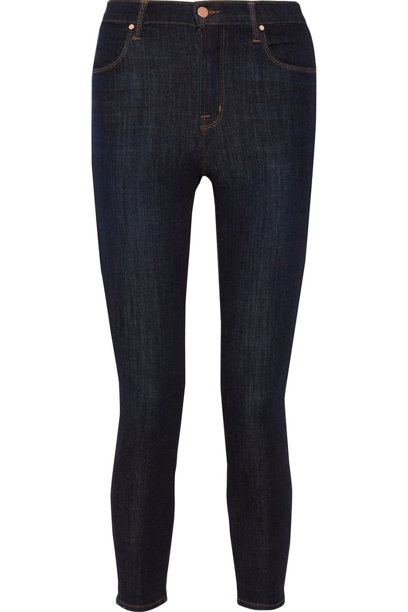 <p><strong>J Brand</strong> jeans, $230, <a href="https://www.net-a-porter.com/us/en/product/714524/j_brand/alana-cropped-high-rise-skinny-jeans" target="_blank">netaporter.com</a>. </p>