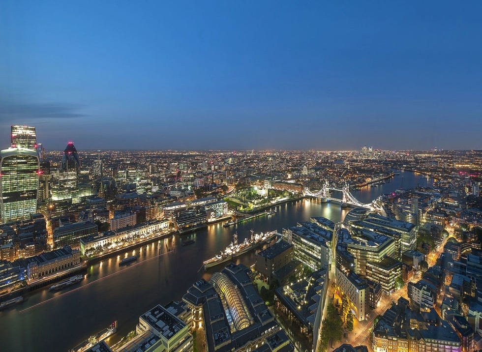 <p>Ever wonder what London's many bridges, landmarks and the River Thames look like from every angle at any time of day? If so, this <a href="http://www.the-shard.com/shangri-la/" target="_blank">Shangri-La</a> hotel situated in a section of the UK's tallest all-glass building (it used to be the tallest in all of Europe, before Brexit) is undoubtedly the hotel for you. It's location inside a skyscraper slash office building makes the vibe of the hotel a bit more corporate; and while designed for maximum convenience, this hotel's high-design is entirely in its architecture. Waking up or taking a swim in the sky (this property has a beautiful pool as well) has its benefits, particularly if you're looking for a high-end hotel in the South of London, where the options are nowhere near as abundant as they are in Mayfair. During your stay, make a reservation at <a href="http://www.the-shard.com/restaurants/ting/" target="_blank">Ting</a>, the hotel's restaurant that infuses Asian influence (albeit sparsely) into well-prepared, modern dishes. After your meal, have a cocktail at <a href="http://www.the-shard.com/restaurants/gong/" target="_blank">Gong</a>, the chic cocktail lounge on the hotel's top floor.</p><p><br></p><p><em><a href="http://www.the-shard.com/contact/" target="_blank">Shangri-La Hotel at The Shard</a>; 32 London Bridge Street, London SE1 9SG</em><em>, +44 020 7 234 8000.</em><br></p>