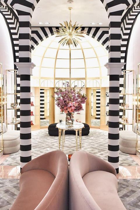 <p>New York-based interior designer Ryan Korban is known for his graphic designs         (like black-and-white striped wallpaper) and super luxurious aesthetic, and has decorated stores such as FiveStory, Alexander Wang, and shoe designer Aquazurra's latest uptown outpost. <em><a href="https://www.instagram.com/ryankorban/" target="_blank">@ryankorban</a></em></p>