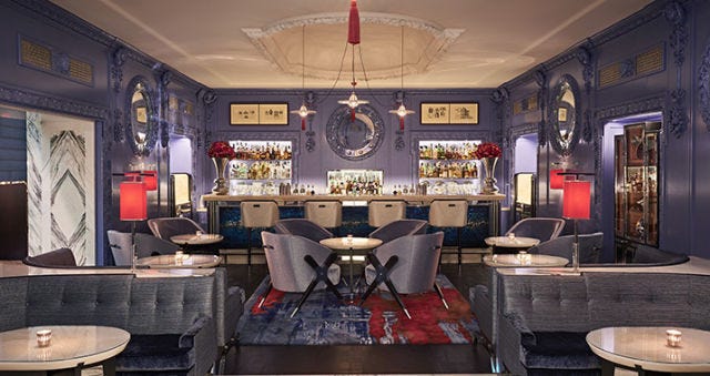 <p>The third property of  <a href="http://www.maybourne.com/" target="_blank">Maybourne Hotel Group</a>, (which also boasts Claridge's and The Connaught) The Berkeley is the younger sister of the elite group's three properties. Located in fashionable Knightsbridge, which is also home to <a href="http://harrods.com" target="_blank">Harrod's</a> and <a href="http://harveynichols.com" target="_blank">Harvey Nichols</a>, this property oozes style—the hotel's chic, newly renovated <a href="http://www.the-berkeley.co.uk/knightsbridge-bars/blue-bar/" target="_blank">Blue Bar</a> (pictured above), <a href="http://www.the-berkeley.co.uk/knightsbridge-restaurants-bars/fashion-afternoon-tea/" target="_blank">Pret-a-Portea</a> (a fashion-themed afternoon tea) and the dining experience at <a href="http://www.the-berkeley.co.uk/knightsbridge-restaurants/marcus-wareing/" target="_blank">Marcus</a>, Chef Marcus Wareing's two Michelin-star restaurant, are only a short list of prime examples. The hotel's less formal dining options, <a href="http://www.the-berkeley.co.uk/knightsbridge-restaurants/koffmanns/" target="_blank">Koffman's</a> and the <a href="http://www.the-berkeley.co.uk/knightsbridge-restaurants/collins-room/" target="_blank">Collins Room</a> (which also just underwent a makeover) are equally as delightful for a meal, day or night. While most metropolitan hotels have spas on the basement level of the property, The Berkeley (like the Four Seasons Park Lane) has theirs on the top floor–including an impressive rooftop pool. The spa's design, rooftop garden terrace (fully in bloom in the summer months) and a partnership with <a href="http://bamford.co.uk/locations/haybarn-spa-daylesford/" target="_blank">Bamford Haybarn</a> help bring a bit of the calm countryside to the center of the city for guests looking to unwind and get away–even if it's just to the 7th floor. Also new to the hotel: a super-modern glass entryway, luxury suites and marble lobby by architect <a href="http://robertangelldesigninternational.com/" target="_blank">Robert Angell</a> that set it apart from the old world architecture of Maybourne's (and London's) other properties.</p><p><br></p><p><em><a href="http://www.the-berkeley.co.uk/contact/" target="_blank">The Berkeley</a>; Wilton Place, Knightsbridge, SW1X 7RL, +44 020 7235 6000</em><em>.</em></p>