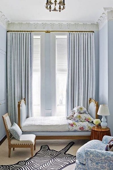 <p>New York-based interior designer Cece Barfield got her start working at <em>Vogue</em> before launching her own interior design business. Filled with both personal shots and inspiration images, Thompson's account highlights a mix of fabric swatches, new restaurants, and this sweet baby blue bedroom she created for her daughter.  <em><a href="https://www.instagram.com/cecebarfieldthompson/" target="_blank">@cecebarfieldthompson</a></em></p>