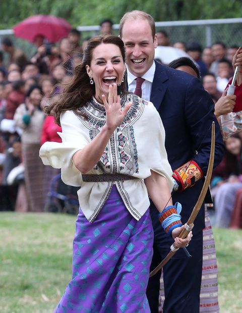 will and kate laughing