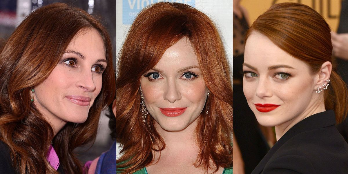 Celebrity Inspiration for Auburn Hair and Blue Eyes - wide 10