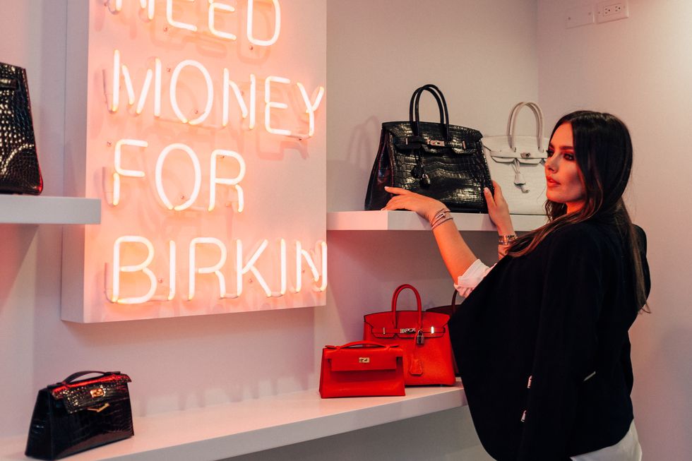 Kylie Jenner Shows Off Kris Jenner's Closet Full Of Birkin Bags 
