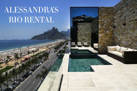<p>Alessandra opted for a <a href="https://www.airbnb.com/rooms/9044231" target="_blank">modern beach house</a> for her weeks back in Brazil, choosing a sleek contemporary condo with a private plunge pool killer views. Here's what you can expect from $2,236 per night.</p>