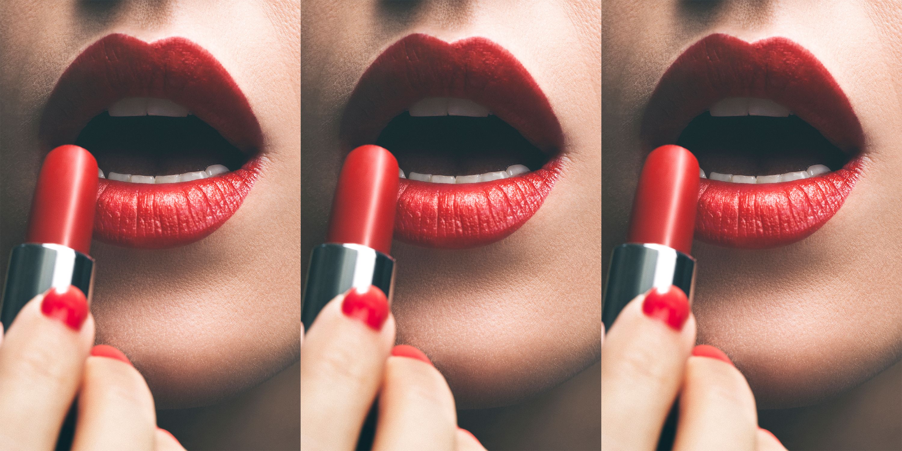 naked red lipstick