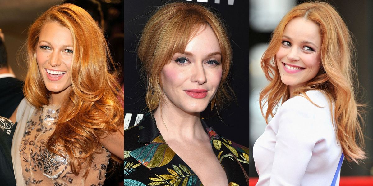 Best Strawberry Blonde Hair Color Shades - Best Celebrity Strawberry Blonde  Hairstyles