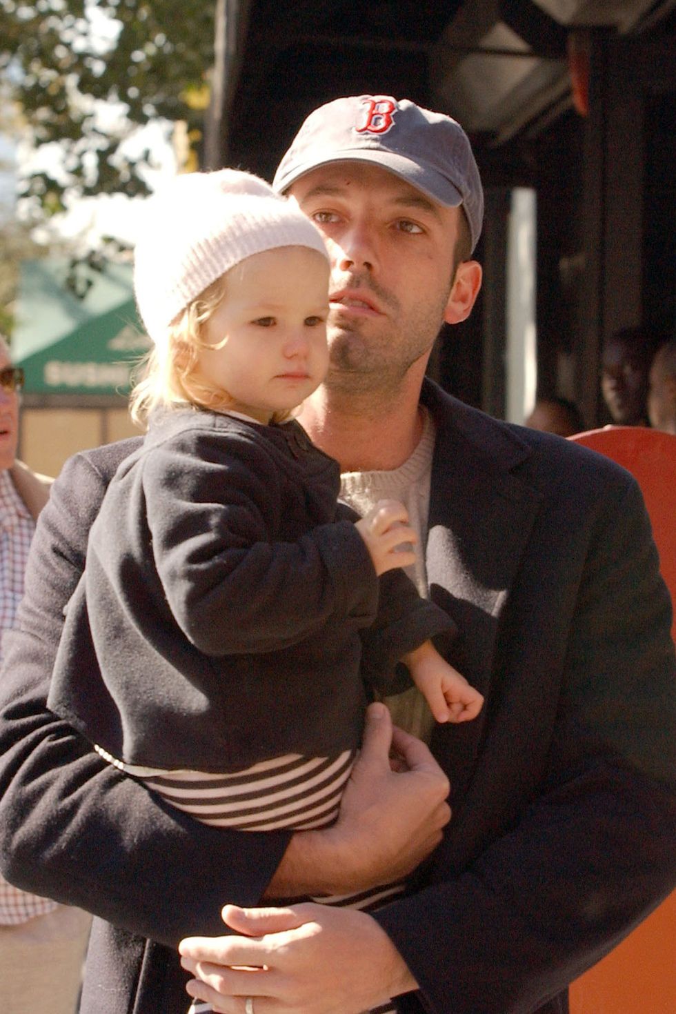 Ben Affleck takes his daughter Violet to Krispy Kreme on July 23