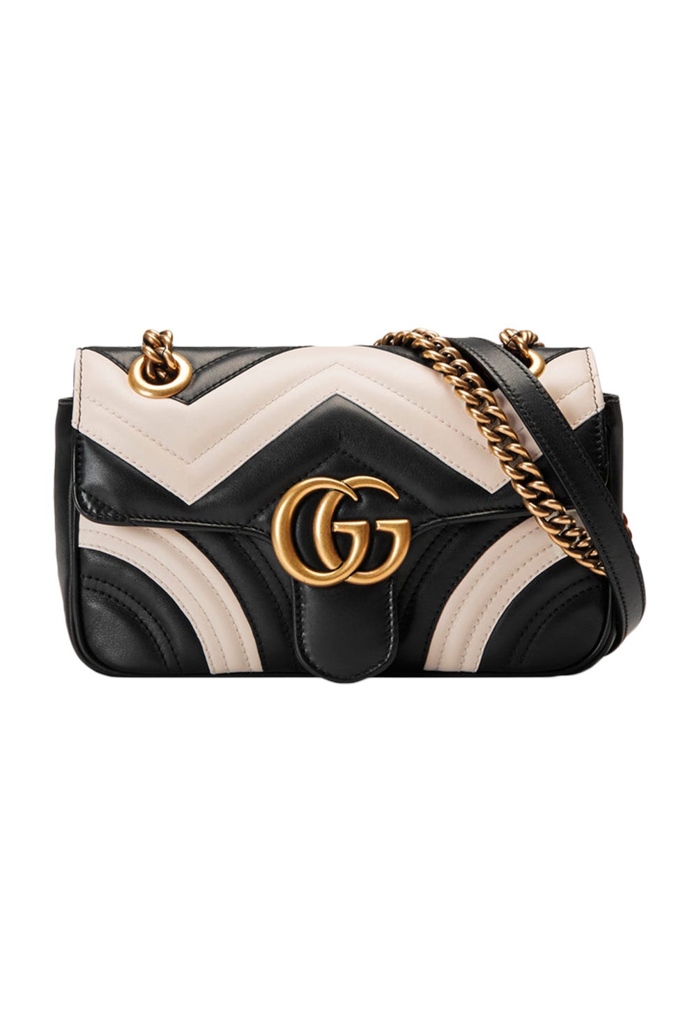 <p>Casually slung over your shoulder, this whimsical purse is the perfect daytime shopping companion. But tuck it under your arm, or wear it with a louche vintage-inspired evening outfit, and all of a sudden you're a madcap fashion genius who couldn't be more on trend if you tried. For your eyes only: There's a hidden to-die-for cotton candy pink satin lining inside. <em data-redactor-tag="em" data-verified="redactor">$1790, <a href="https://www.gucci.com/us/en/pr/women/handbags/womens-shoulder-bags/gg-marmont-matelass-mini-bag-p-446744DRWST1089?position=13&amp;listName=ProductGridComponent&amp;categoryPath=Women/Handbags/Womens-Mini-Bags" target="_blank">gucci.com</a></em></p>