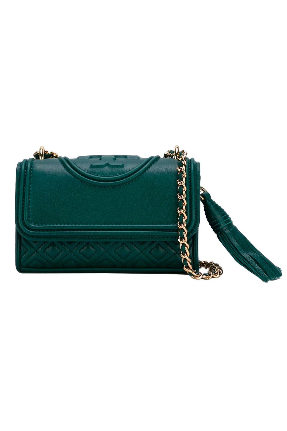 <p>No designer has mastered the contemporary casual status symbol quite like Tory Burch, whose gold brand plaques have become just as instantly recognizable over the past decade as insignias from fashion houses 100 years her senior. This quilted micro flap bag is tiny—and charming. It feels like an ode to the '80s, in the best way possible—i.e. it looks very, very rich. <em data-redactor-tag="em" data-verified="redactor">$295,</em>&nbsp;<em data-redactor-tag="em" data-verified="redactor"><a href="https://www.toryburch.com/fleming-micro-shoulder-bag/31461.html?cgid=handbags-view-all&amp;start=44&amp;dwvar_31461_color=042" target="_blank">toryburch.com</a></em></p>