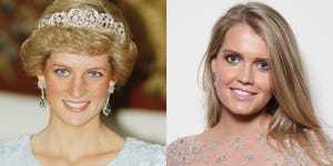 Lady Kitty Spencer Princess Diana S Niece Just Arrived At The Princess Diana S Niece Won T Talk About The Royals Kitty Spencer Arrived At Wedding