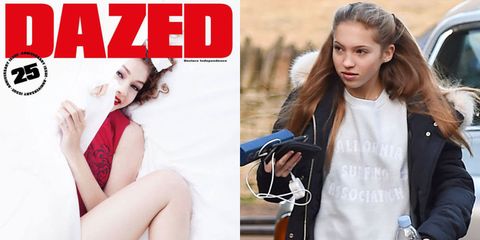 Kate Moss 13 Year Old Daughter Interviews Gigi Hadid For Dazed