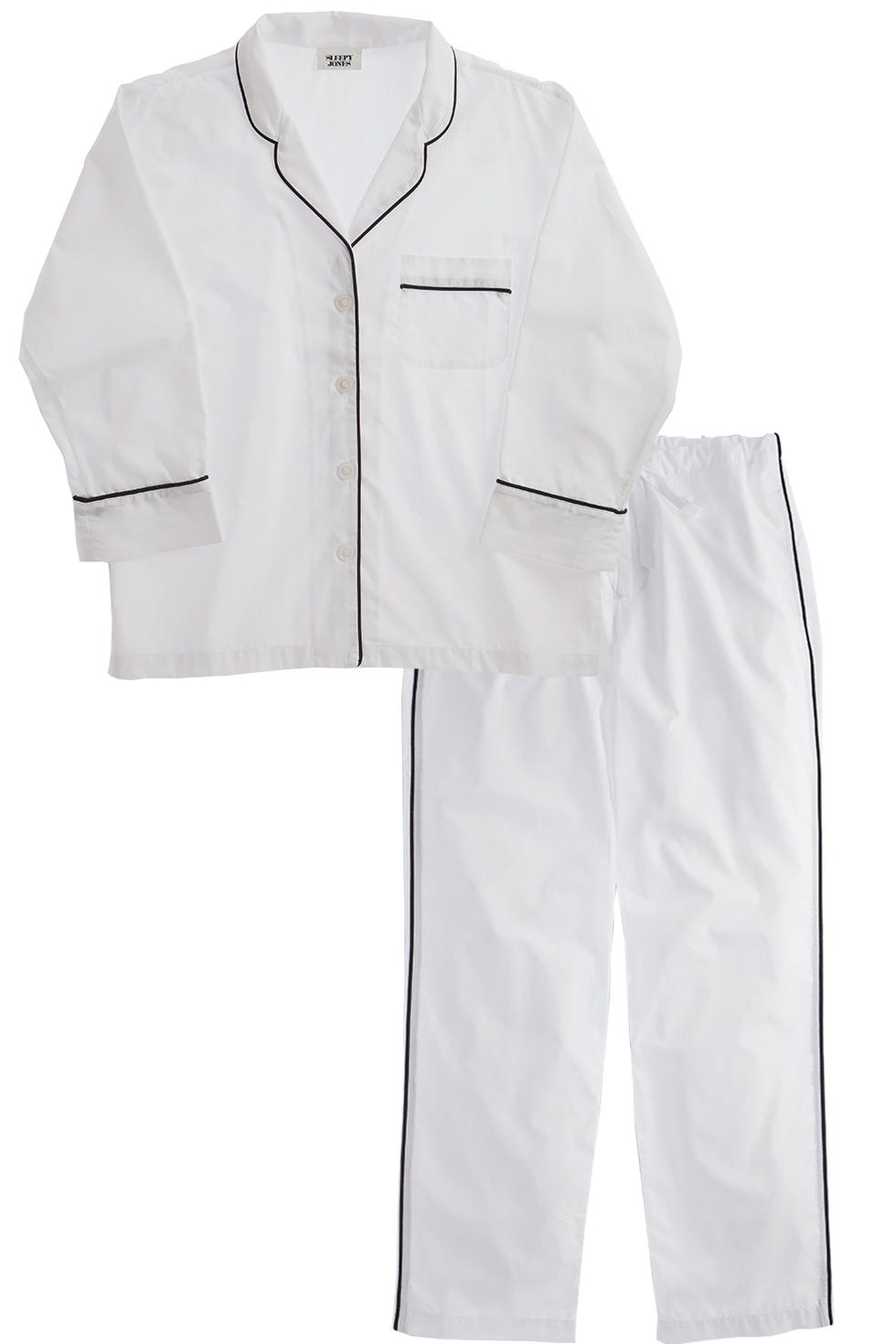 <p>His and hers pajamas are a sweet token for those couples moving in together, and a subtle nod that you acknowledge the newly betrothed's need for some R&amp;R after all the engagement festivities and fodder.<em data-redactor-tag="em" data-verified="redactor"> <strong data-redactor-tag="strong" data-verified="redactor">Sleepy Jones</strong> 'Mariana' pajama shirt, $138, and cropped pant, $98, <a href="http://shop.sleepyjones.com/collections/women" target="_blank">shop.sleepyjones.com</a>.</em></p>