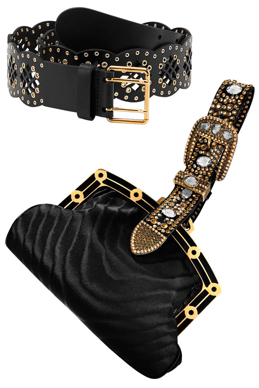 <p>Finish the look with an embellished belt.<span class="redactor-invisible-space" data-verified="redactor" data-redactor-tag="span" data-redactor-class="redactor-invisible-space"></span></p><p><em data-redactor-tag="em" data-verified="redactor">Marc Jacobs bag, $4,900,&nbsp;212-343-1490.<span class="redactor-invisible-space" data-verified="redactor" data-redactor-tag="span" data-redactor-class="redactor-invisible-space"></span></em></p>