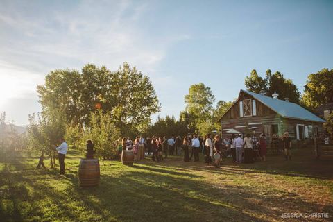 <p>If you're a fan of fall festivals&nbsp;—&nbsp;apple-picking, hayrides, hot cider, all the trappings&nbsp;—then why not transform your wedding into the grandest of them all? It's the specialty of <a href="http://www.yayafarmandorchard.com" target="_blank">Ya Ya Farm &amp; Orchard</a> in&nbsp;&nbsp;Longmont, Colorado. The farm is a working apple orchard that has been operational since 1896 (minus a few years of neglect in the late 20th century), and today it's been revitalized as a hot destination for the most autumnul of affairs.</p>