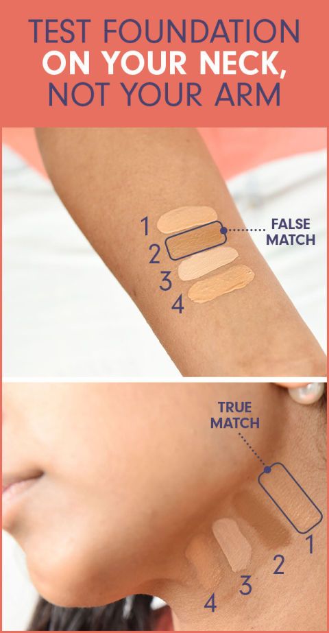 <p>Ensure you're choosing the best shade of foundation by testing products on your neck— <em data-redactor-tag="em">not</em> your forearm or wrist.</p><p>Get the tutorial at <a href="https://www.buzzfeed.com/augustafalletta/south-asian-makeup-tips-deepica-mutyala">Buzzfeed</a>. </p>
