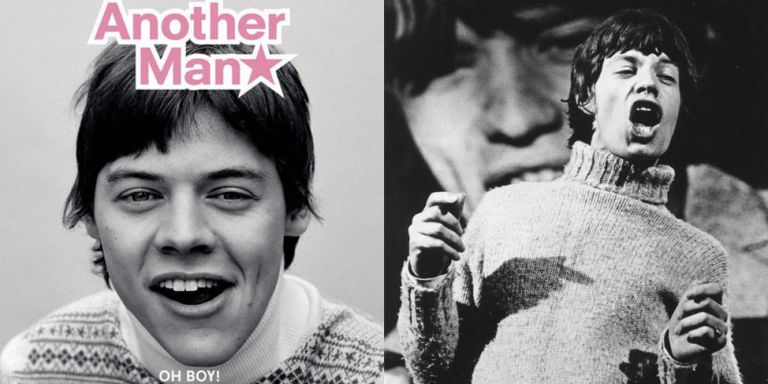 Harry Styles Looks Just Like Mick Jagger on the Cover of Another