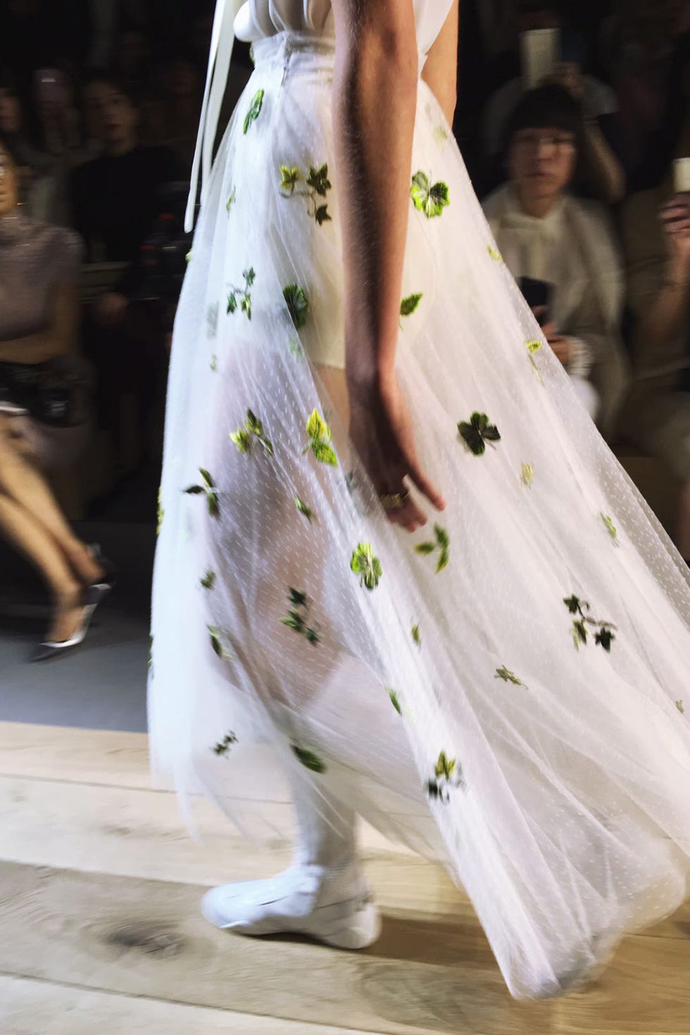 Dress, Gown, Fashion, Fashion model, One-piece garment, Sandal, Haute couture, Day dress, Fashion show, Fashion design, 
