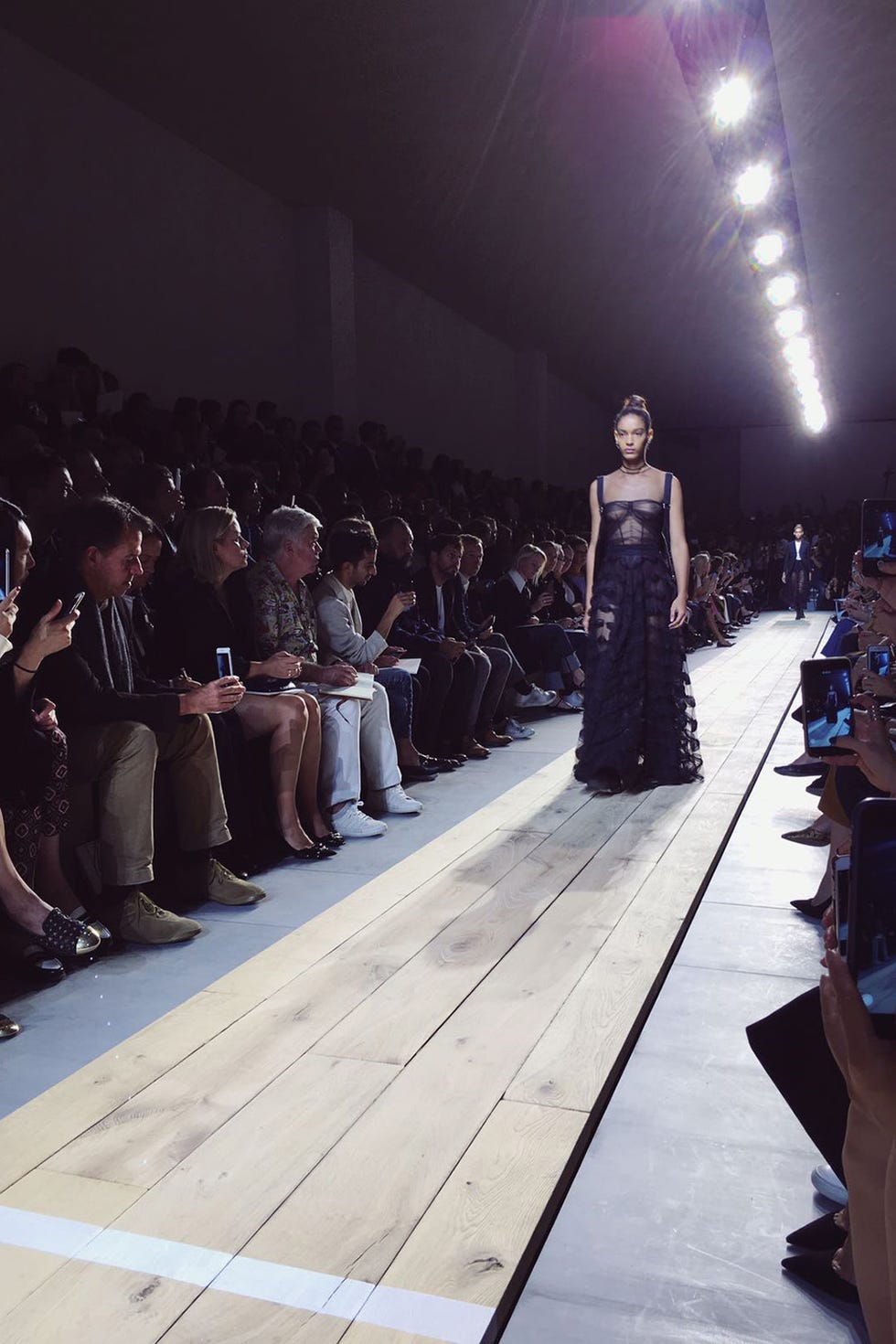 Human body, Dress, Fashion, Fashion show, Runway, One-piece garment, Fashion model, Fashion design, Waist, Haute couture, 