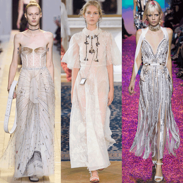 Dress, Style, Fashion, Purple, One-piece garment, Haute couture, Fashion design, Day dress, Waist, Hair accessory, 