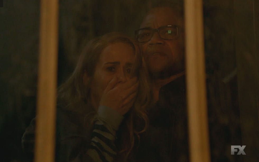 Sarah Paulson and Cuba Gooding Jr in American Horror Story: Roanoke