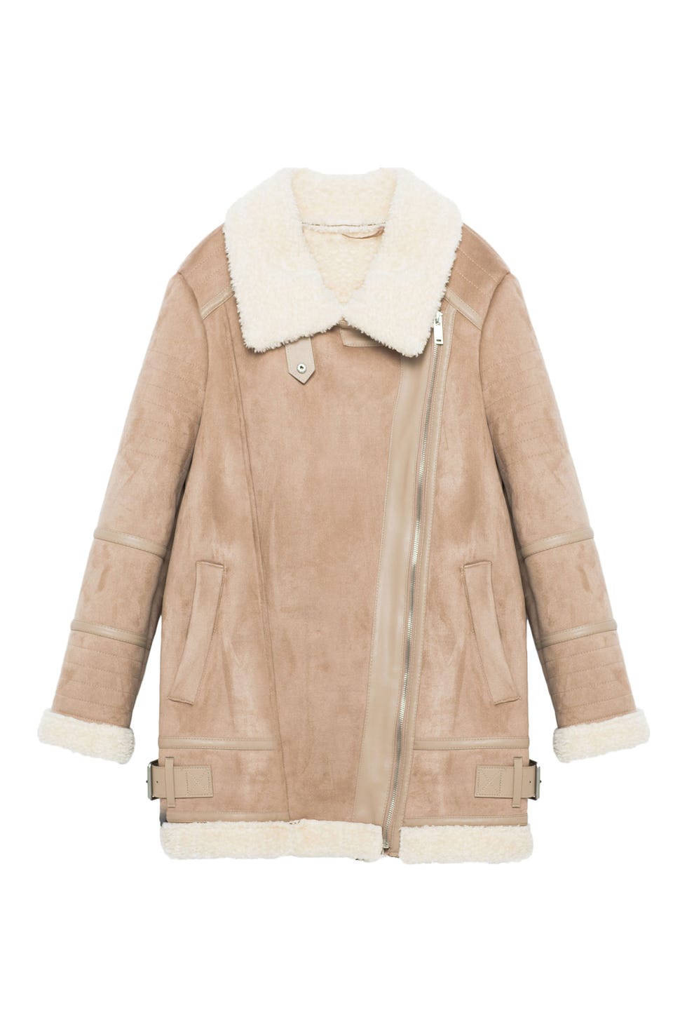 <p><strong data-redactor-tag="strong" data-verified="redactor">Zara</strong> Oversized Suede-Effect Jacket, $189, <a href="http://www.zara.com/us/en/woman/outerwear/coats/oversized-suede-effect-jacket-c499001p4021015.html" target="_blank">zara.com</a>.</p>
