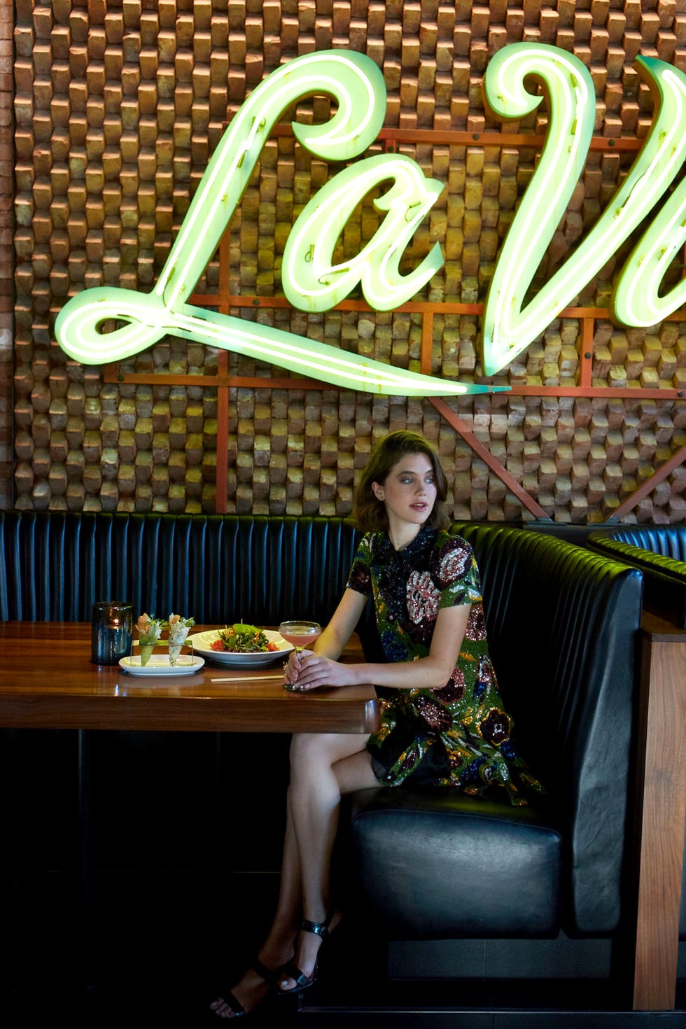 <p>All dressed up and nowhere to go—except a favorite local haunt? A low-key night out with friends doesn't mean scaling down the style quotient. If you're in full-on beads and sequins,&nbsp;everyone will think you've just stepped off the red carpet for an emergency bite and sip—and&nbsp;there's nothing more chic&nbsp;than a girl who knows what she wants&nbsp;and goes for it.
</p><p><br>
</p><p><em data-redactor-tag="em">Burberry Sequin Shirt Dress, $6500, <a href="https://us.burberry.com/sequin-shirt-dress-p45447021" target="_blank">burberry.com</a>; Christian Louboutin Miziggoo Spiked 120mm Red Sole Sandal, $1095, <a href="http://www.neimanmarcus.com/Christian-Louboutin-Miziggoo-Spiked-120mm-Red-Sole-Sandal-Black-Shoes/prod188350016_cat39620738__/p.prod?icid=&amp;searchType=EndecaDrivenCat&amp;rte=%252Fcategory.jsp%253FitemId%253Dcat39620738%2526pageSize%253D120%2526No%253D0%2526refinements%253D&amp;eItemId=prod188350016&amp;cmCat=product" target="_blank">neimanmarcus.com</a>; Seoul Little 24K Gold Plated Circle Earring,&nbsp;$48, <a href="http://www.urbanoutfitters.com/urban/catalog/productdetail.jsp?id=37943883&amp;category=W_ACC_JEWELRY" target="_blank">urbanoutfitters.com</a></em></p>