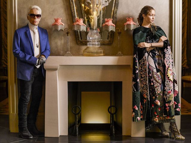 Karl Lagerfeld and - Fashion Designer Karl Lagerfeld Back on His 50 Years at Fendi