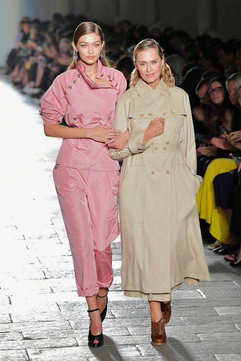 Footwear, Sleeve, Event, Human body, Outerwear, Fashion show, Pink, Style, Runway, Fashion model, 