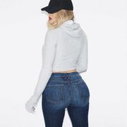 Clothing, Blue, Sleeve, Denim, Cap, Textile, Joint, White, Jeans, Standing, 