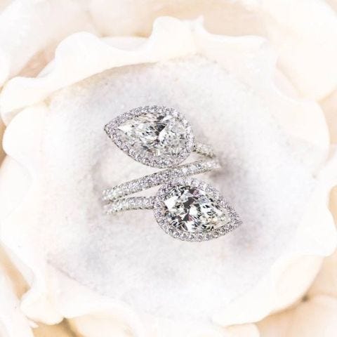 <p>Marc Kiselstein explains, "While a plain solitaire diamond with a round center is considered to be the most classic and timeless, a non-traditional bride may be interested in a colored diamond center stone, like a Fancy Yellow diamond, or setting a fancy shape diamond in an east-west setting, instead of north-south."</p>