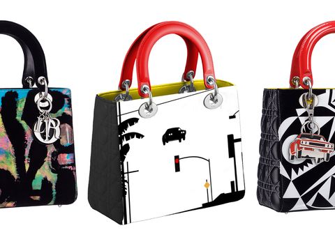 Artist Collaborated Designer Bags : lady art