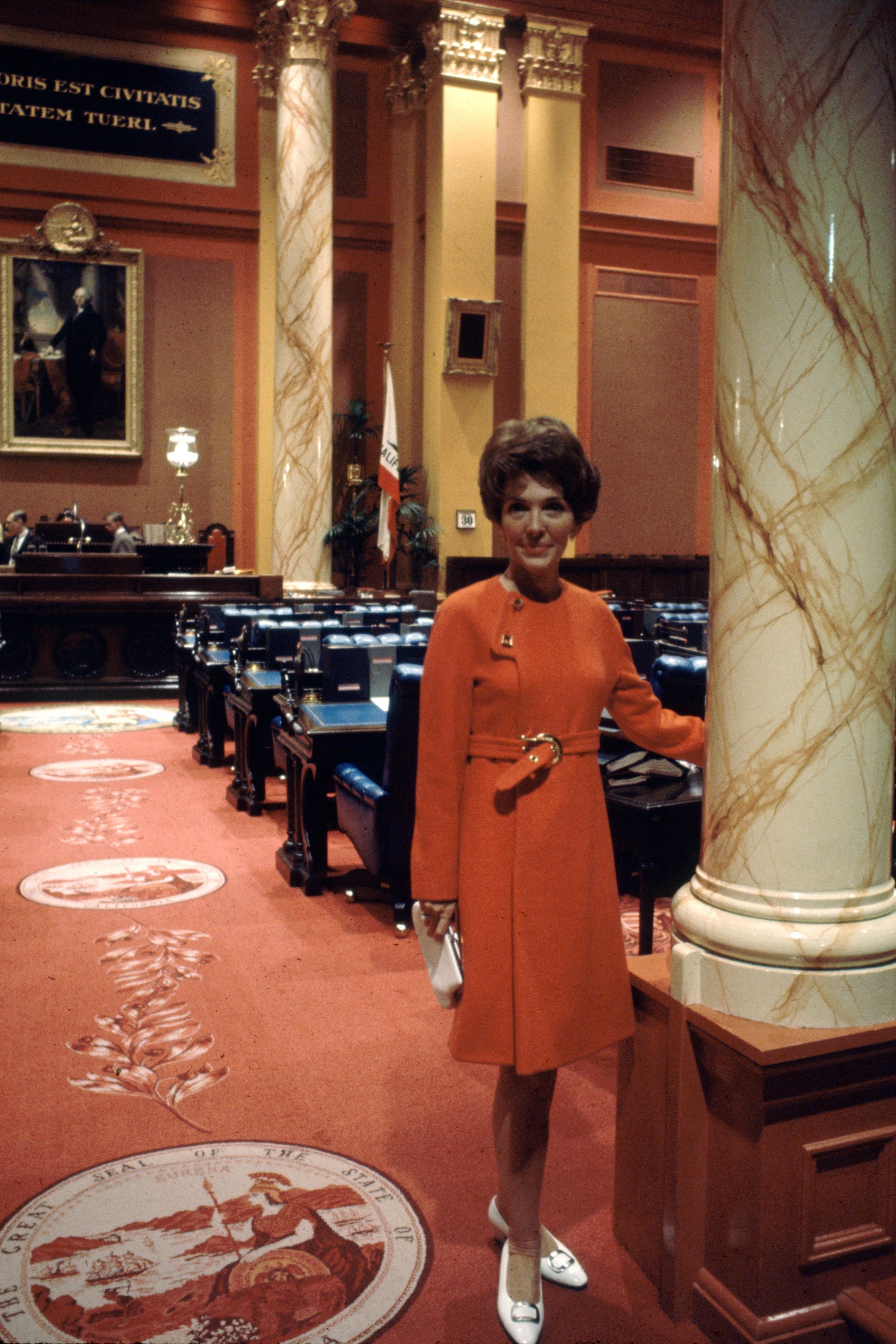 James Galanos Most Iconic Nancy Reagan Dresses In Memoriam Iconic Looks James Galanos Created For Nancy Reagan