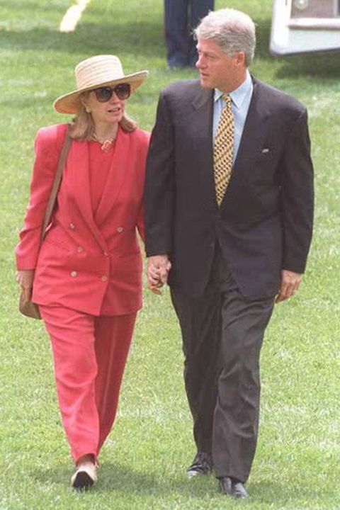 Hillary Clinton's Best Pantsuits - Clinton Rainbow Pant Suits