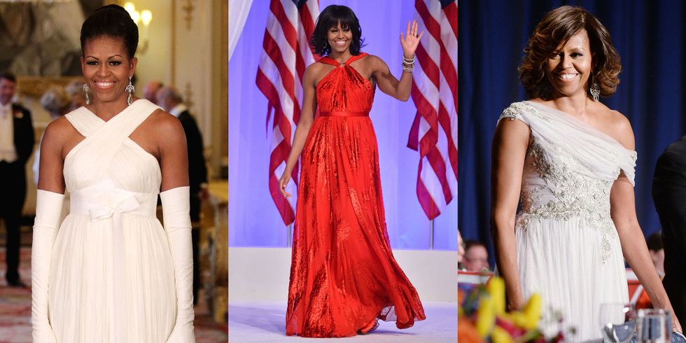 Michelle Obama’s 45 Best Formal Dresses and Gowns